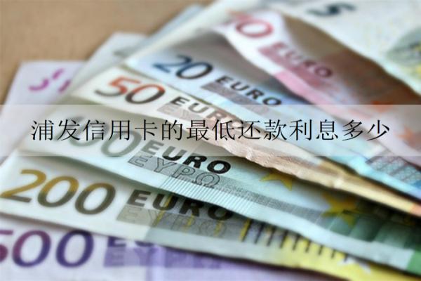 浦發(fā)信用卡的最低還款利息多少？最低還款還不上怎么辦？
