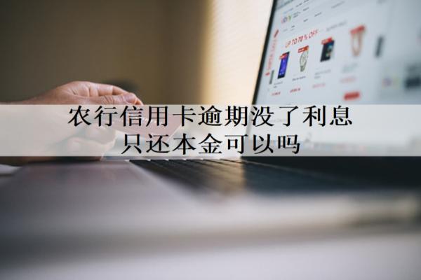 農(nóng)行信用卡逾期沒(méi)了利息只還本金可以嗎？農(nóng)行信用卡減免政策解析