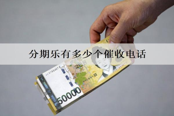 分期樂(lè)有多少個(gè)催收電話(huà)？