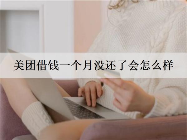 美團借錢一個月沒還了會怎么樣？美團借錢還不上解決辦法及后果
