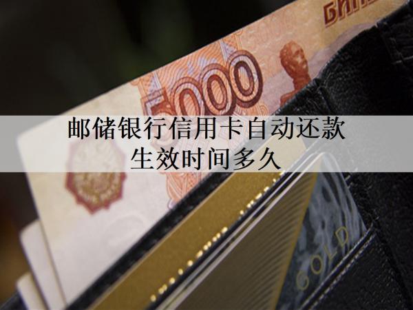 郵儲銀行信用卡自動還款生效時間多久？還款方式有哪些？