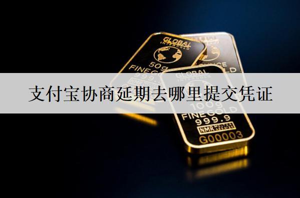 支付寶協(xié)商延期去哪里提交憑證？協(xié)商延期注意這些事項！