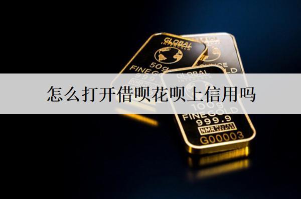 怎么打開借唄花唄上信用嗎？逾期上信用有哪些影響？