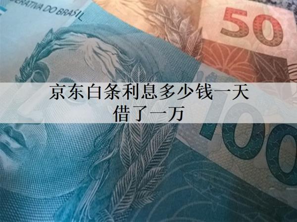 京東白條利息多少錢一天借了一萬？借一萬能延期嗎？
