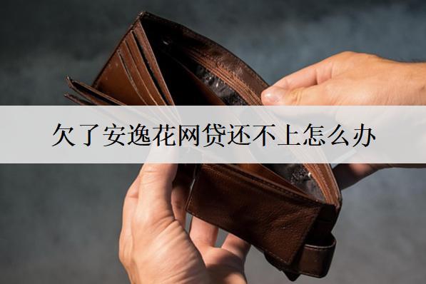 欠了安逸花網(wǎng)貸還不上怎么辦？還不上會面臨什么后果？