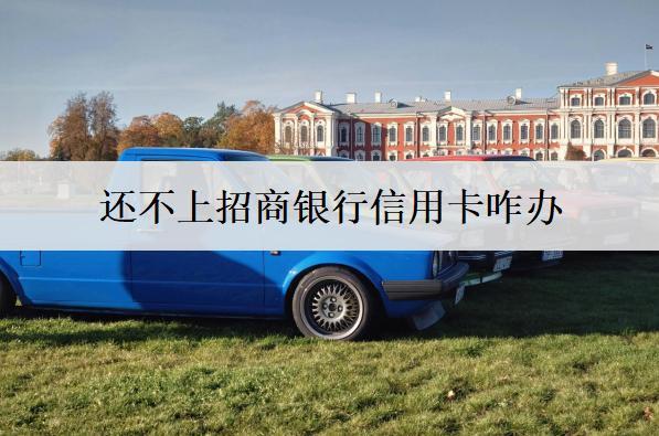 還不上招商銀行信用卡咋辦？信用卡還不上處理辦法及后果分析