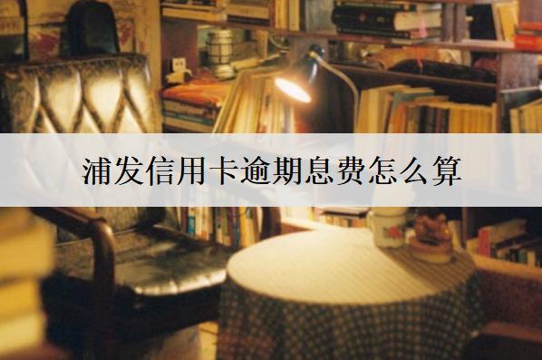 浦發(fā)信用卡逾期息費(fèi)怎么算？能減免嗎？