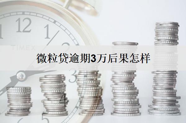 微粒貸逾期3萬后果怎樣？有4個(gè)后果