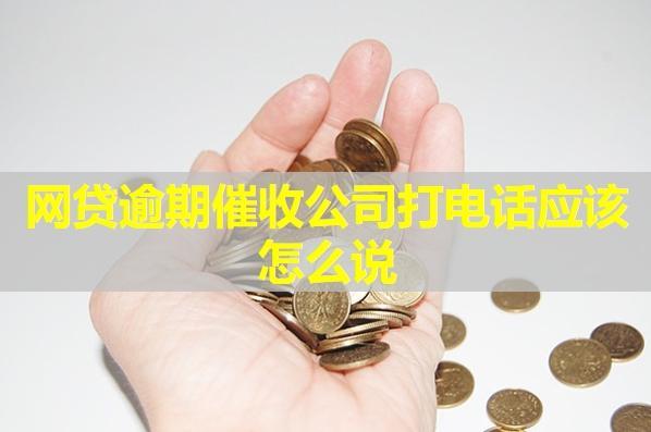 網(wǎng)貸逾期催收公司打電話應(yīng)該怎么說(shuō)？