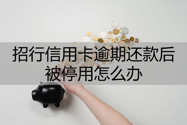 招行信用卡逾期還款后被停用怎么辦？