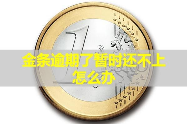 金條逾期了暫時還不上怎么辦？會上門催收嗎？