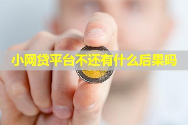 小網(wǎng)貸平臺不還有什么后果嗎？