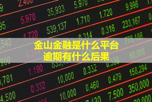 金山金融是什么平臺(tái)？逾期有什么后果？