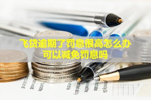 飛貸逾期了,罰息很高怎么辦,可以減免罰息嗎？