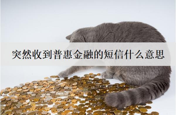 突然收到普惠金融的短信什么意思？意思及應(yīng)對(duì)方法