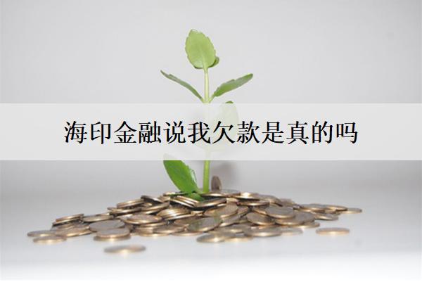 海印金融說我欠款是真的嗎？如何核實(shí)？