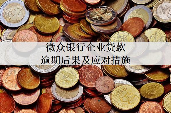 微眾銀行企業(yè)貸款逾期后果及應對措施