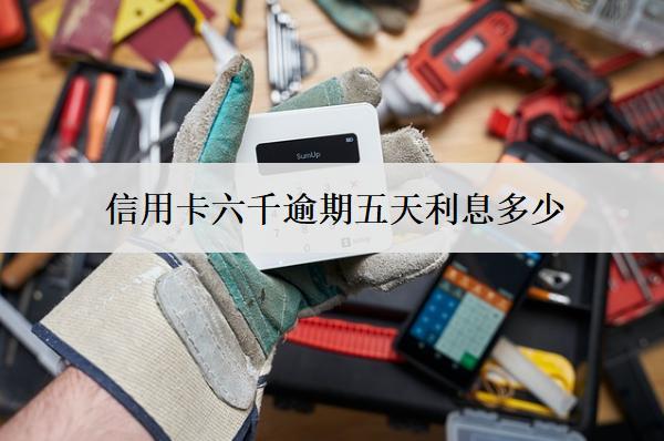 信用卡六千逾期五天利息多少？逾期利息計算方式解析