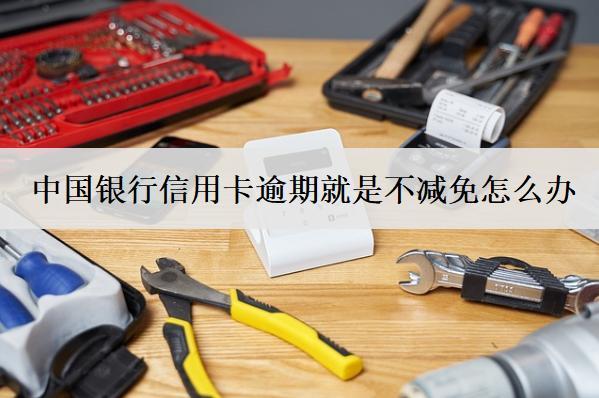 中國(guó)銀行信用卡逾期就是不減免怎么辦？