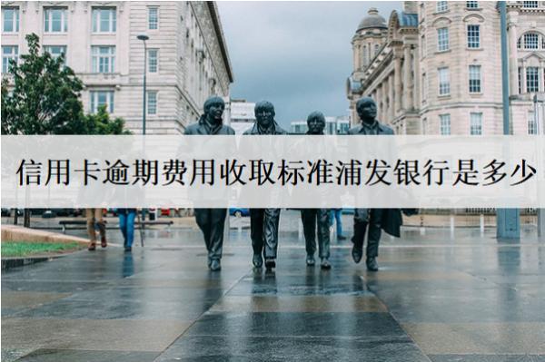 信用卡逾期費(fèi)用收取標(biāo)準(zhǔn)浦發(fā)銀行是多少？