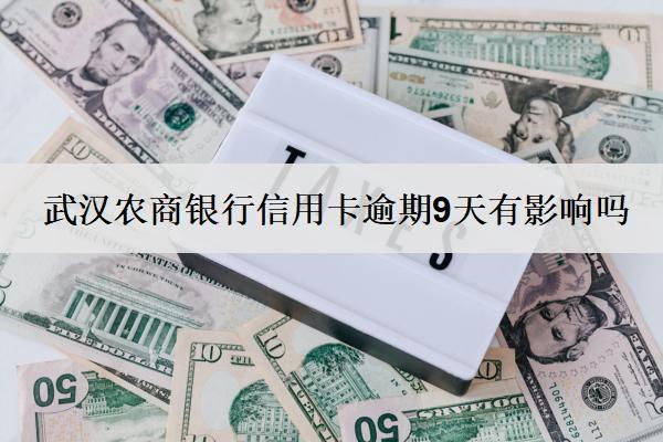 武漢農商銀行信用卡逾期9天有影響嗎？怎么辦？