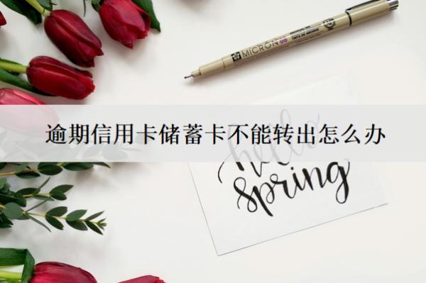 逾期信用卡儲(chǔ)蓄卡不能轉(zhuǎn)出怎么辦？