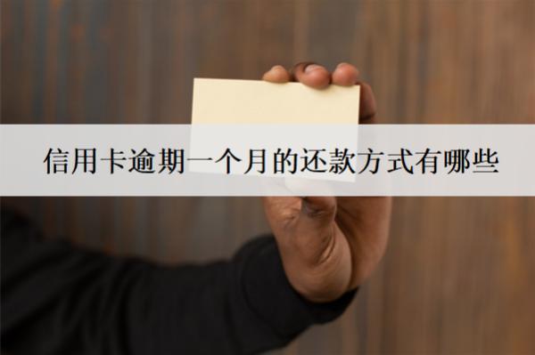 信用卡逾期一個(gè)月的還款方式有哪些？