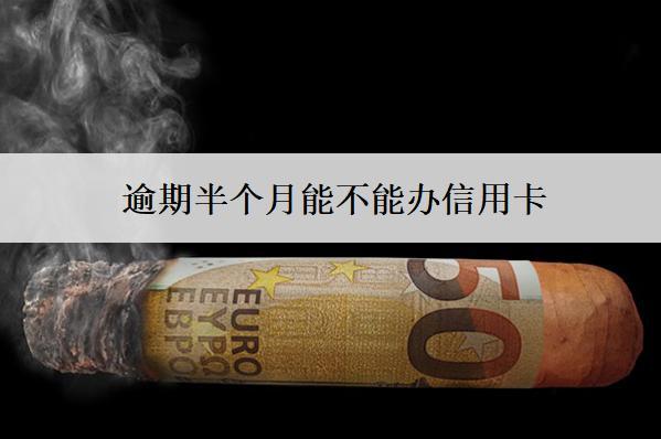 逾期半個(gè)月能不能辦信用卡？不能辦咋辦？