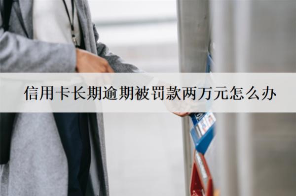 信用卡長(zhǎng)期逾期被罰款兩萬(wàn)元怎么辦？