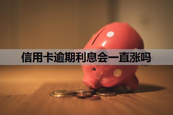 信用卡逾期利息會一直漲嗎？逾期利息一直漲怎么辦？