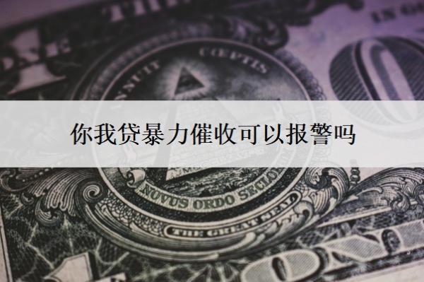 你我貸暴力催收可以報警嗎？借款不還會有什么后果？