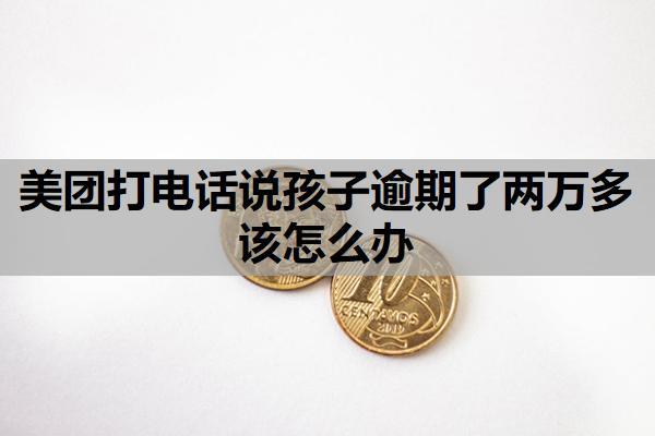 美團打電話說孩子逾期了兩萬多該怎么辦？借款協(xié)商延期還款怎么做？