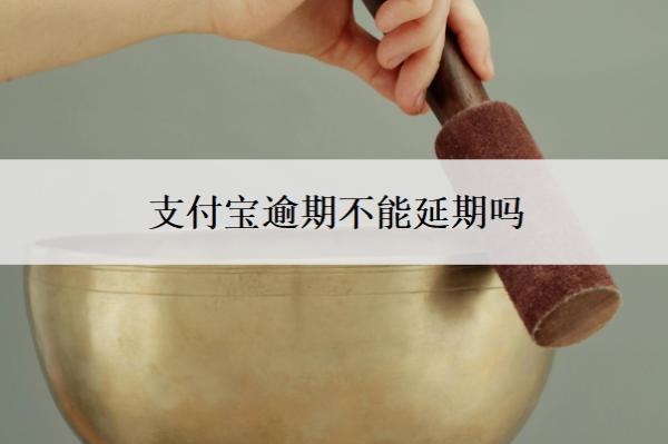 支付寶逾期不能延期嗎？可以二次延期嗎？