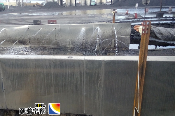 义桥煤矿煤场安设红外自动喷淋装置&nbsp;降尘效果好