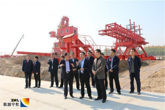 市国资委副主任张猛一行到济矿物流公司调研指导工作